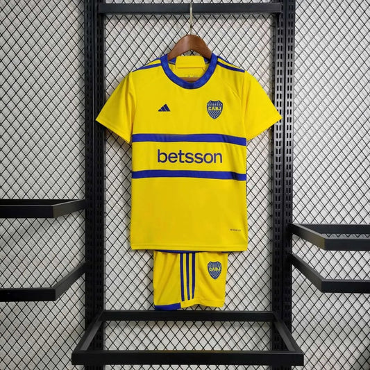 23-24 Boca Juniors Away Kids Kit