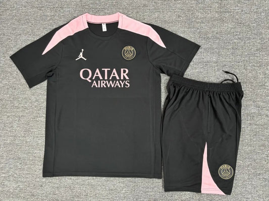 24-25 PSG Black Short Sleeve Training Suit