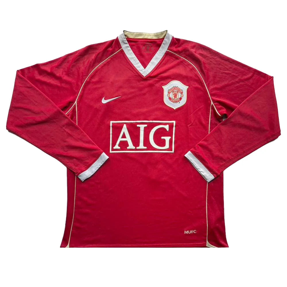 Manchester United 06/07 Home Long Sleeve Ronaldo 7