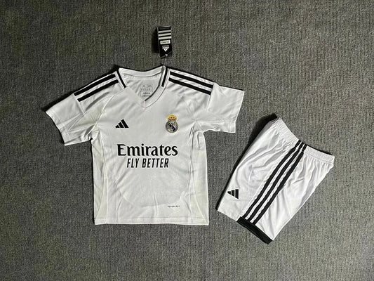 24-25 Real Madrid Home Kids Kit